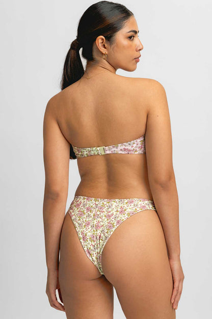 Alana Tie Front Cheeky Bottoms / Flora and Fauna FINAL SALE