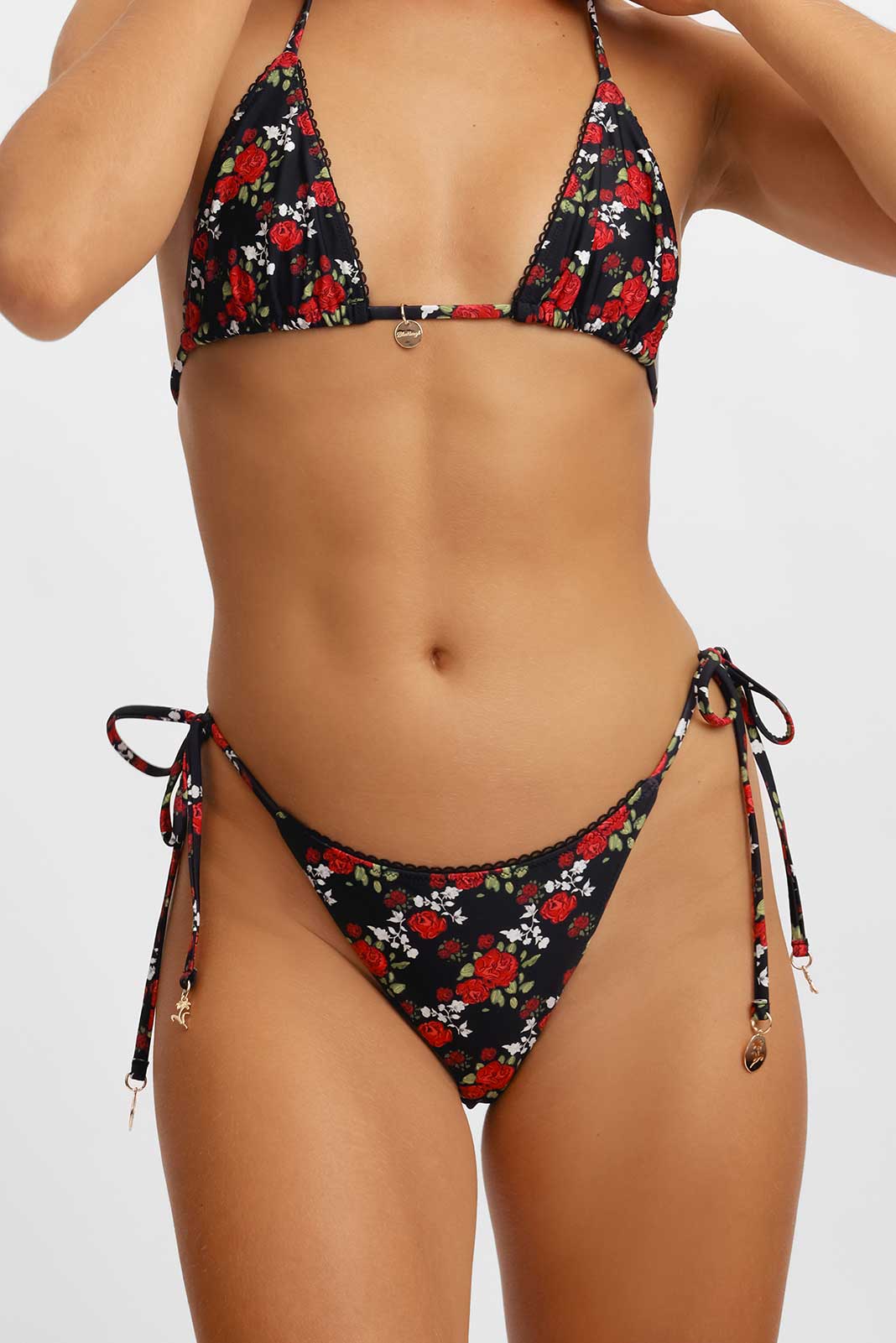 Dana Side-Ties Cheeky Bottoms / French Kiss FINAL SALE