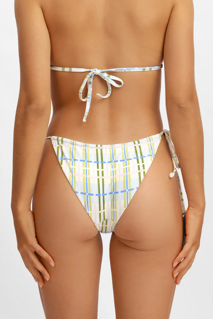 Pia Side-Ties Medium Bottoms / Sorbet Stripe Ribbed