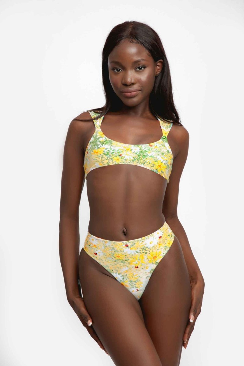 Ashley High Waist Reversible Bottoms / Love Bug FINAL SALE