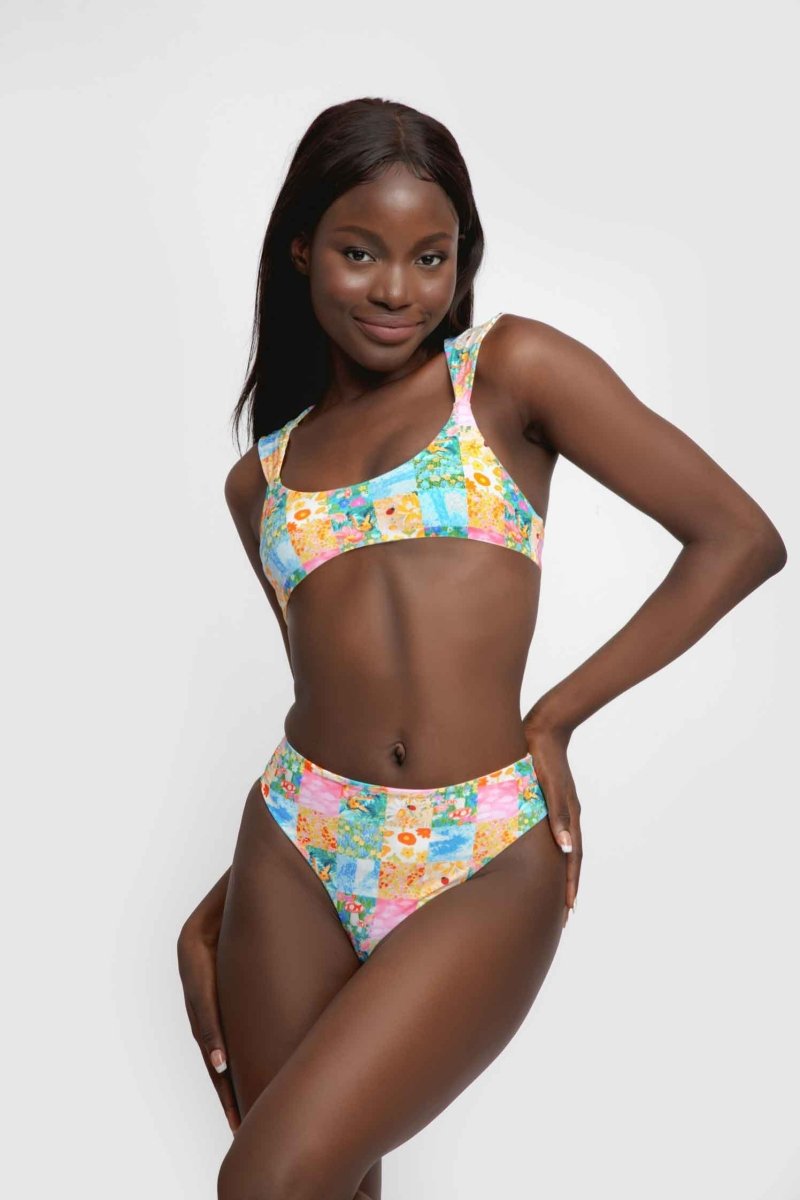 Ashley High Waist Reversible Bottoms / Love Bug FINAL SALE