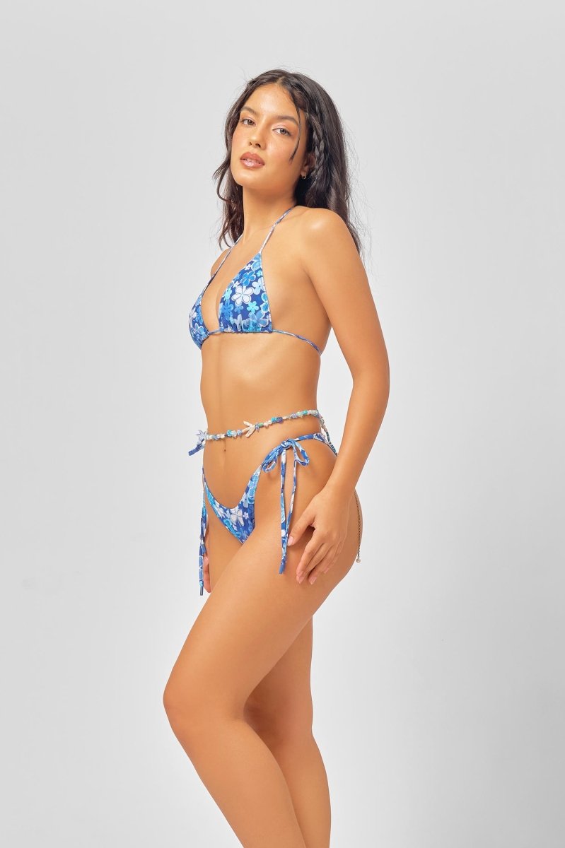 Daniella Side-Ties Adjustable Bottoms / Ocean Child