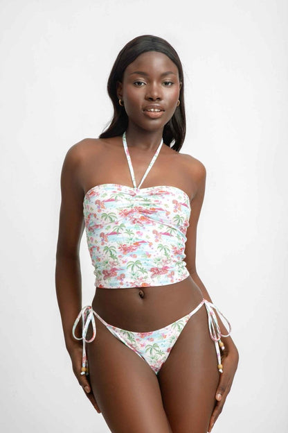 Elya Side Ties Adjustable Bottoms / Island Girl FINAL SALE