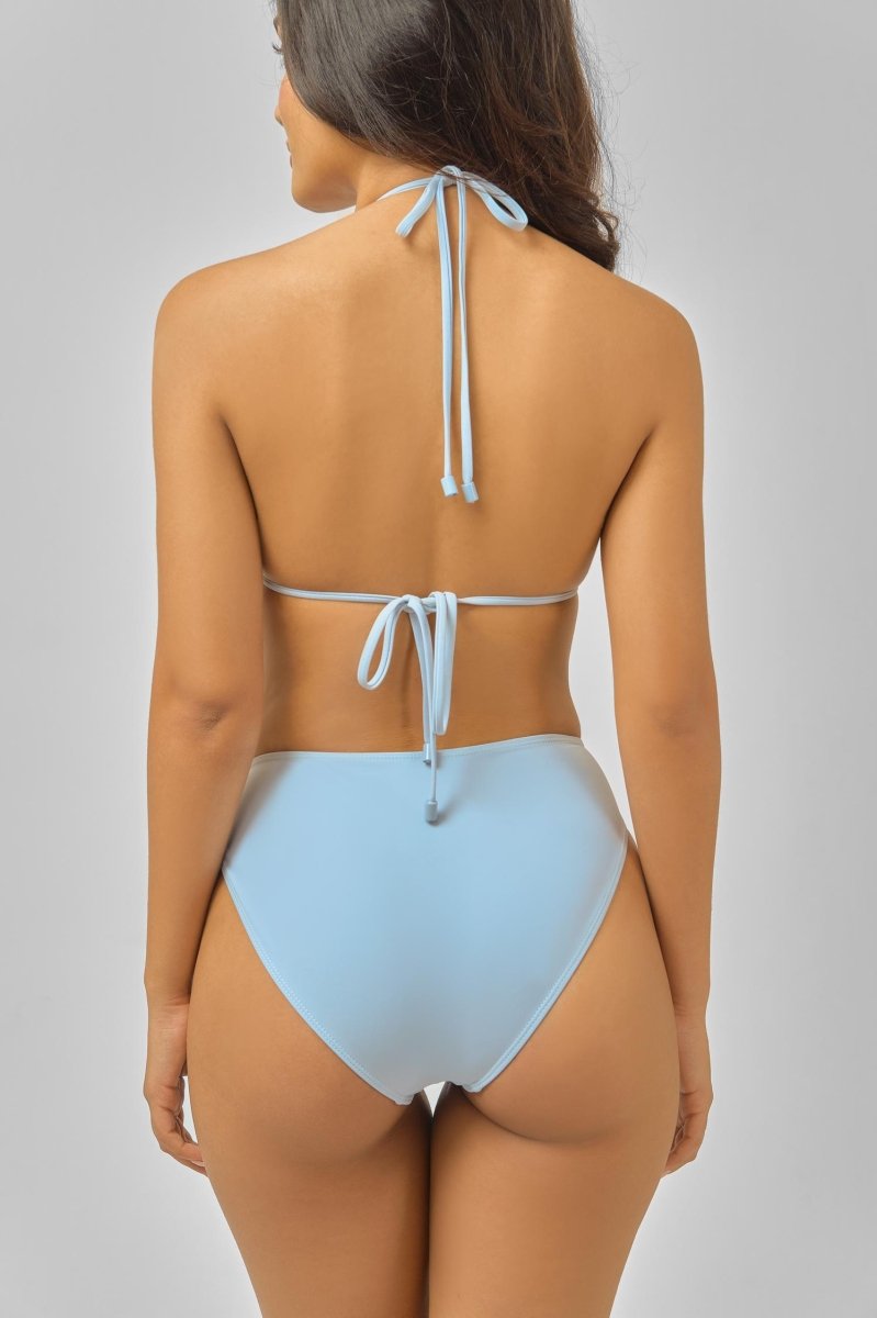 High Waist Bottoms / Arctic Blue