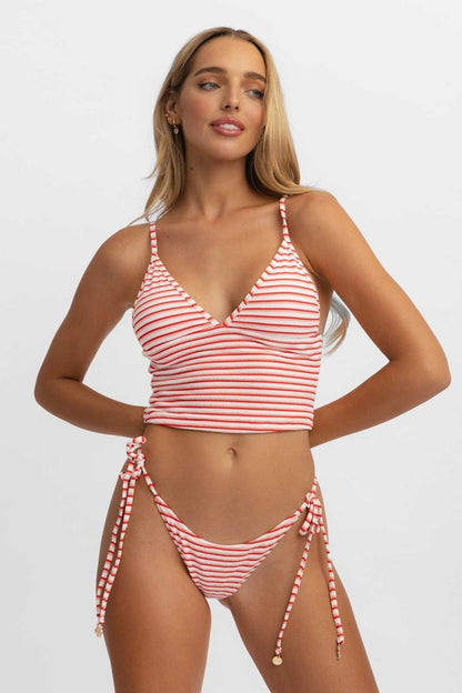 Holly Tankini Top / Red Flush Jacquard