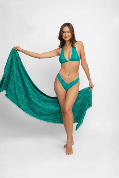 Keisha Frayed Sarong / La Palma FINAL SALE