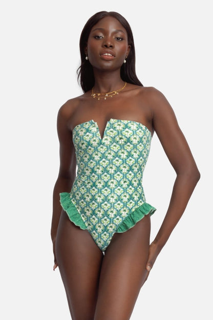 Lily Ruffled One Piece / Palmera