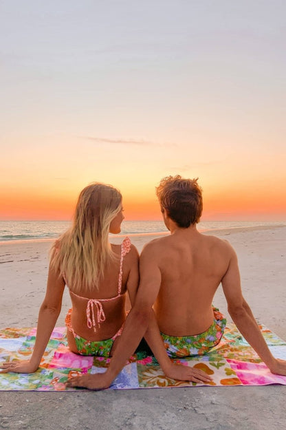 Packable Beach Towel / Garden Friends