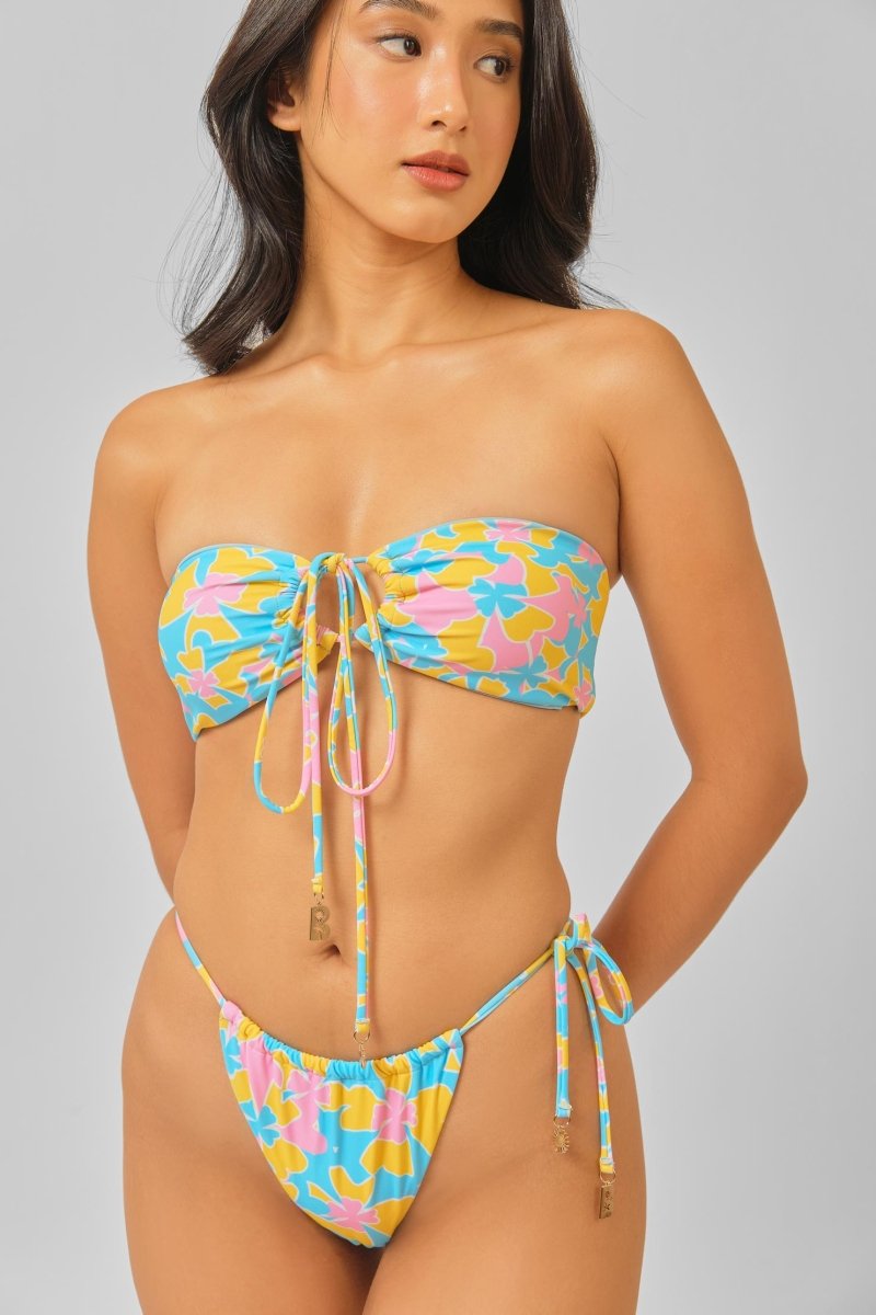 Penny Side Tie Bottoms / Pina Colada FINAL SALE