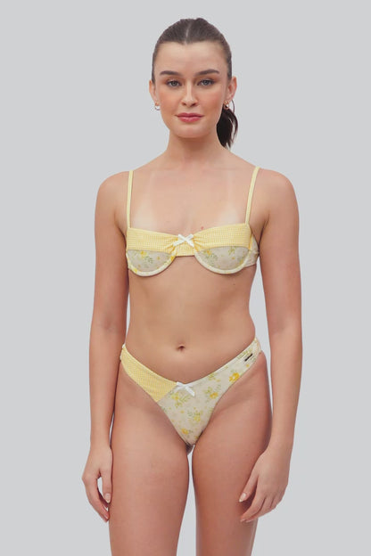 Amber Cheeky Bottoms / Marigold Pointelle FINAL SALE