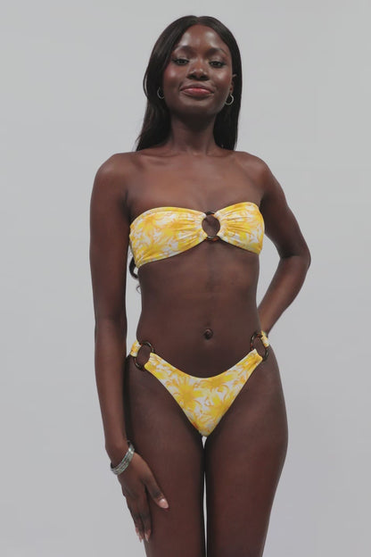 Kaila Bandeau Top / Passionfruit FINAL SALE