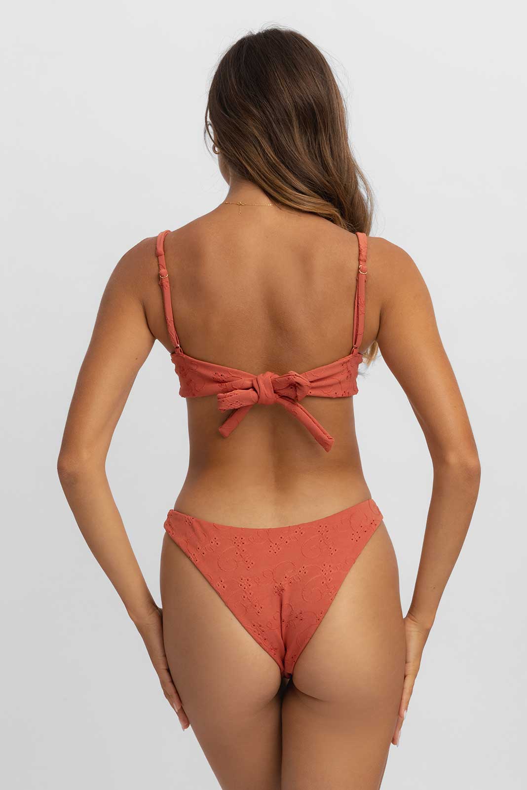 Portia Underwire Top / Spice Eyelet FINAL SALE