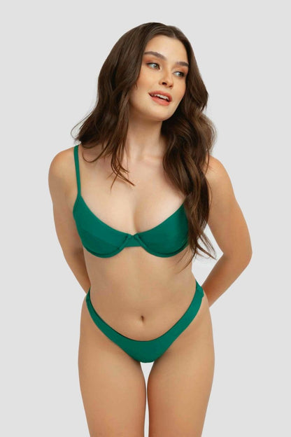 Underwire Top / Amsterdam Green