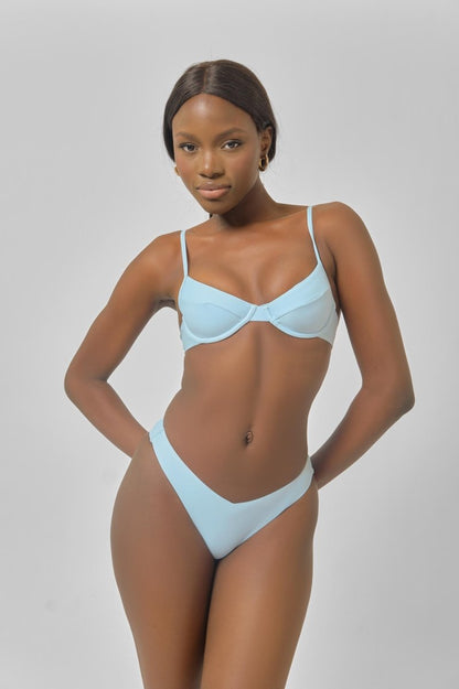 Underwire Top / Arctic Blue