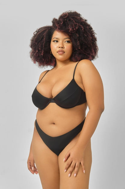 Underwire Top / Bermuda Black