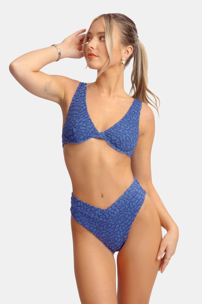 Vanessa Underwire Top / Midnight Jacquard FINAL SALE