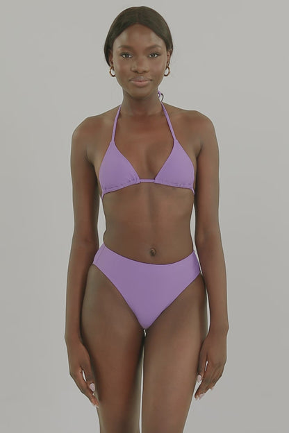 High Waist Bottoms / Provence Purple