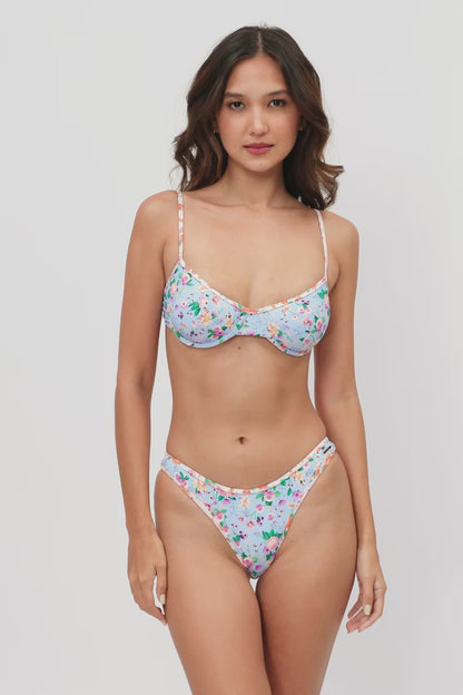 Fiona High Rise Cheeky Bottoms / Venice Spring FINAL SALE