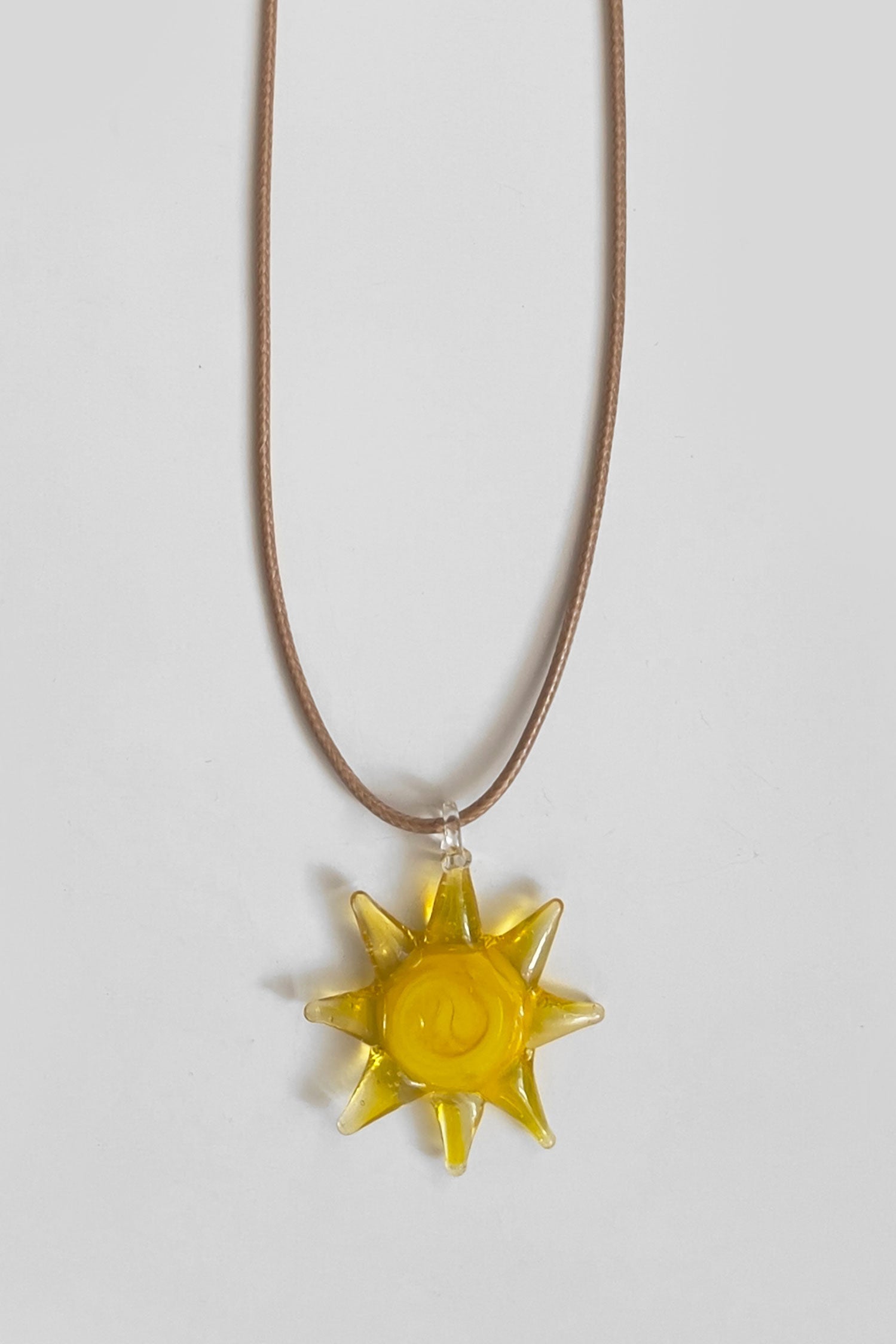 Cord Glass Necklace / Soleil