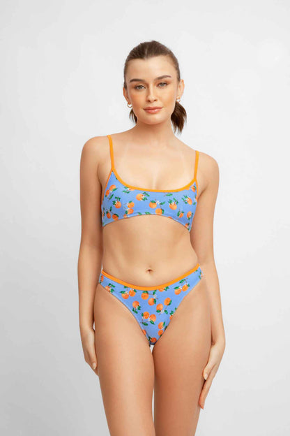 Lydia Classic Medium Bottoms / Citrus Sky Terry FINAL SALE