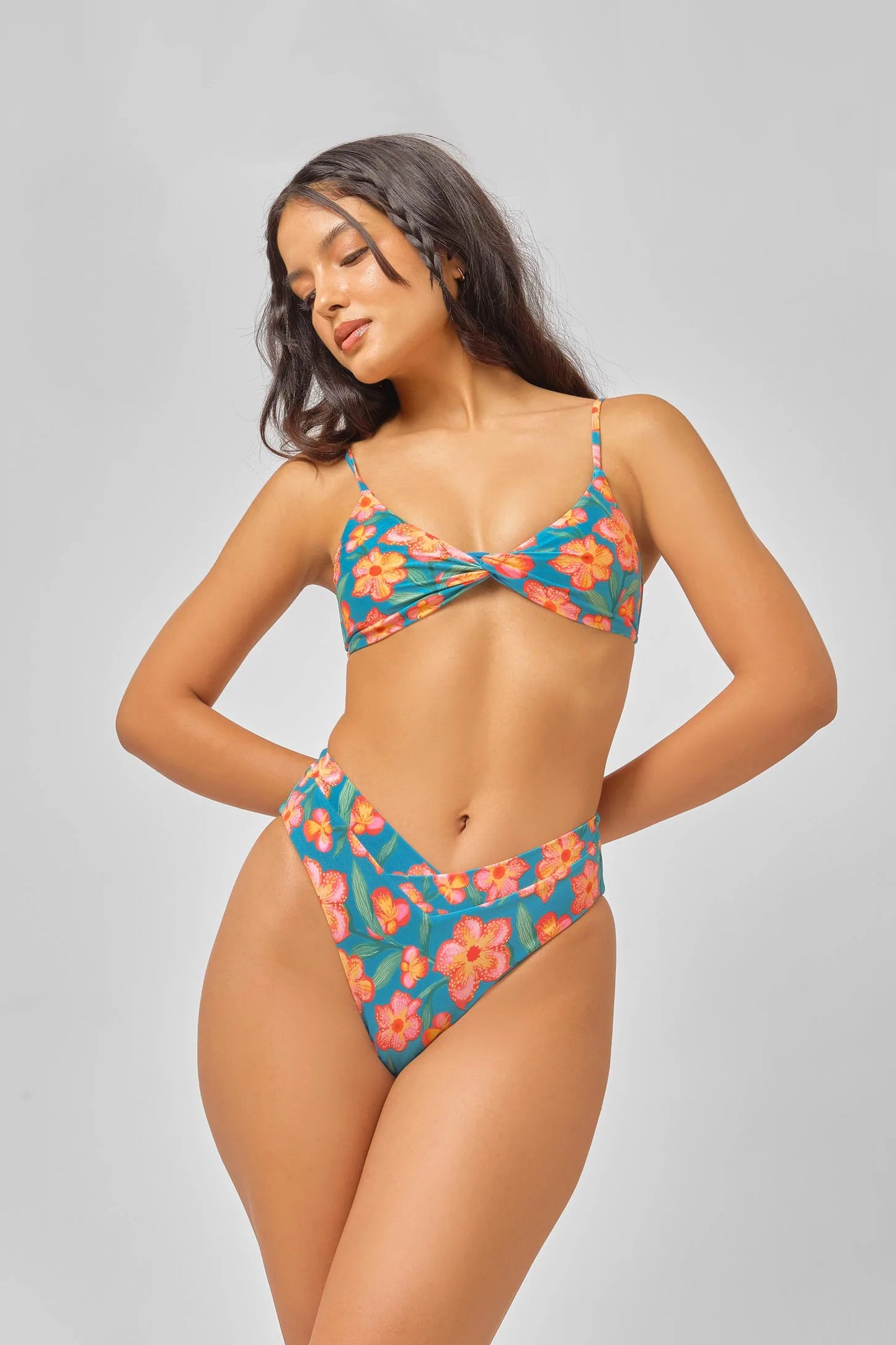 Valentina High Waist Medium Bottoms / Hawaiian Sun FINAL SALE