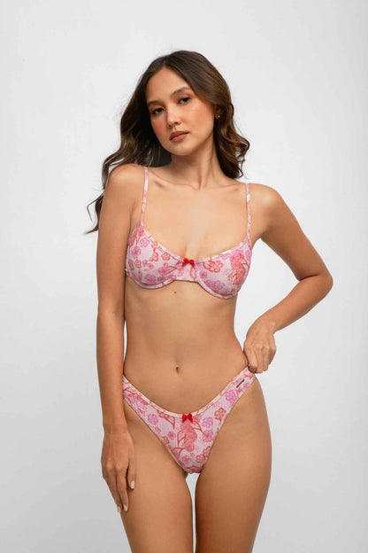 Fiona High Rise Cheeky Bottoms / Pretty Lady Shimmer